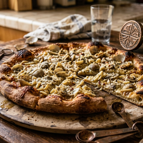 classic new haven clam pizza